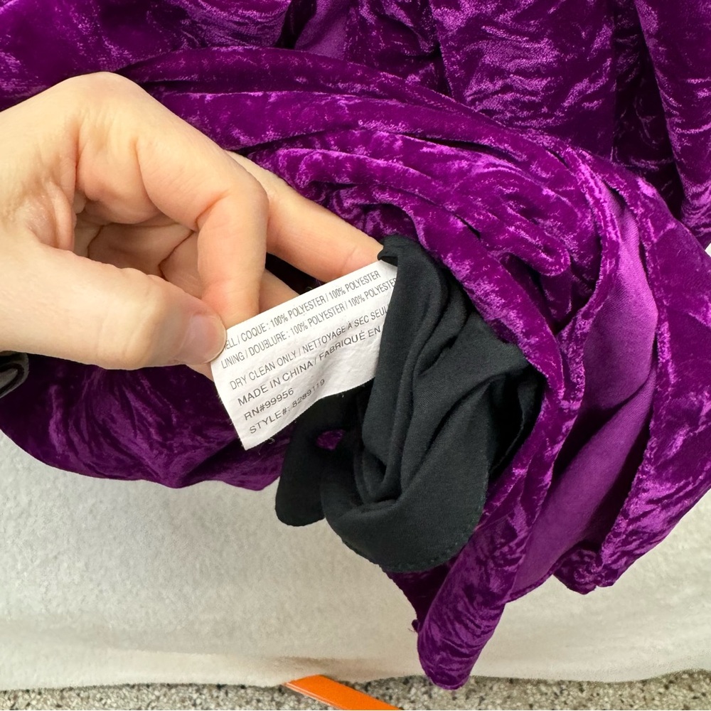 Size 6 - SHOSHANNA - Caroline Velvet Purple Dress Rent the Runway RTR $440 msrp - Picture 12 of 13